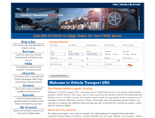 Tablet Screenshot of account.vehicletransportusa.com